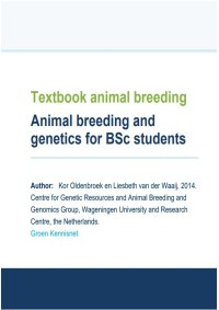 Animal breeding and genetics for BSc students